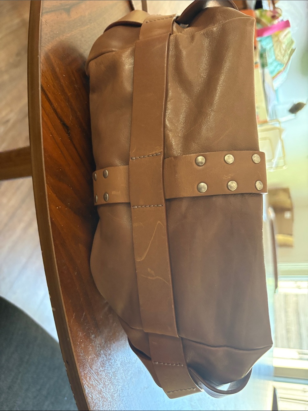 Chloe Brown Leather Shoulder Bag - Picture 7 of 10